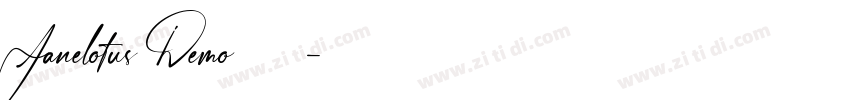 Janelotus Demo 字体字体转换